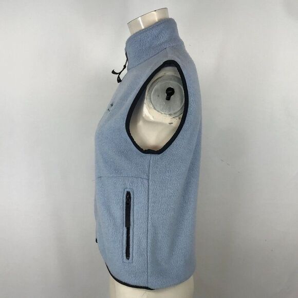 VINTAGE HELLY HANSEN ~ WOMENS XS ~ BLUE FLEECE VEST ~ MADE USA - Picture 4 of 7